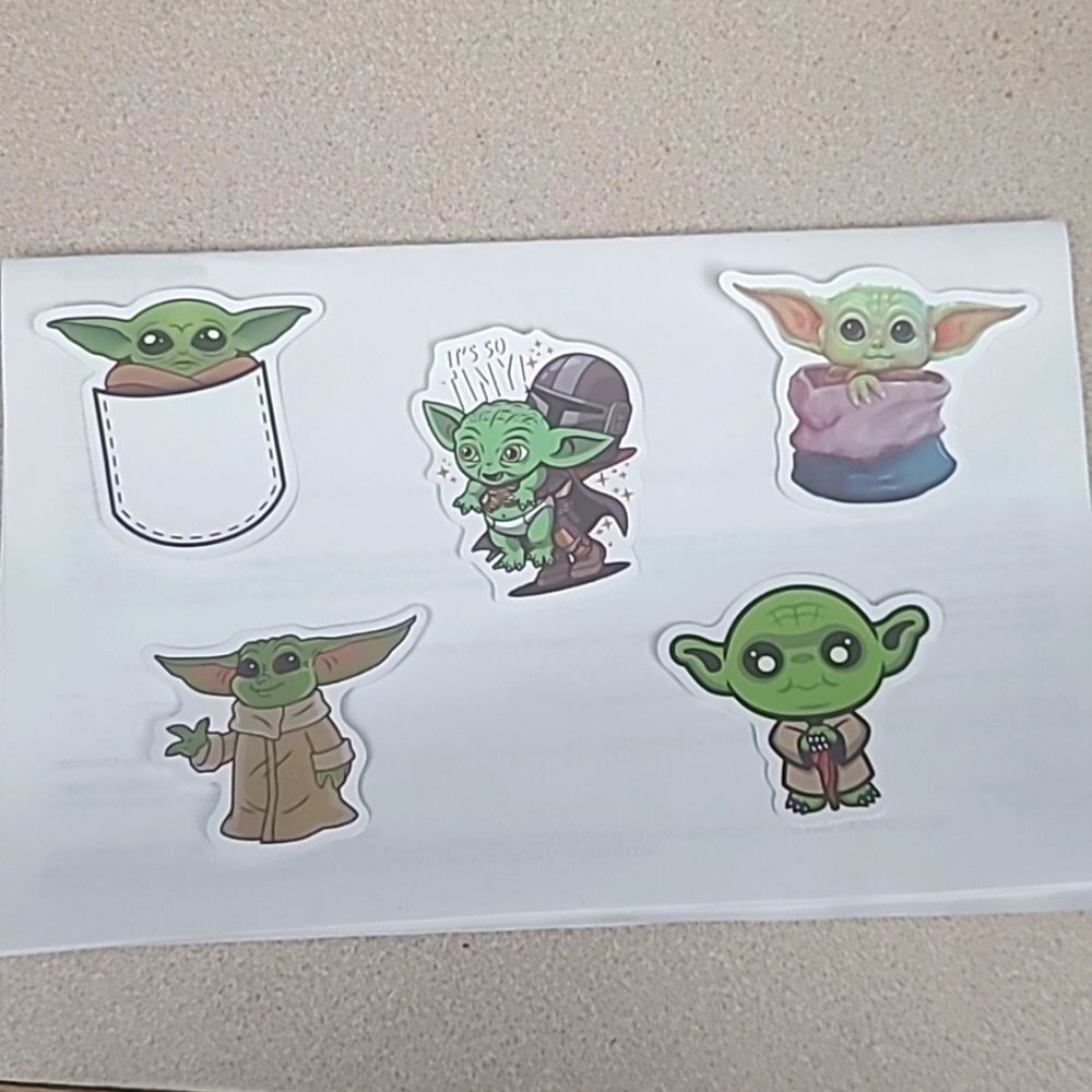 Baby Yoda Stickers Bundle